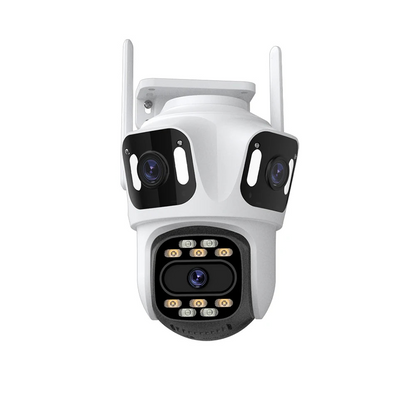 Three Lens 6K HD Outdoor WiFi Security Camera